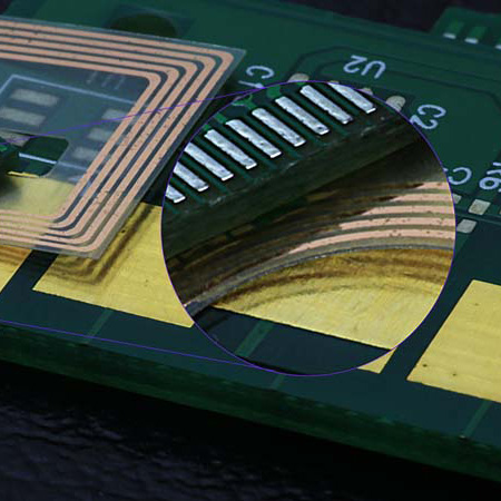 green laser engraving PCB