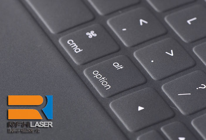 Solid UV laser source is used for keyboard surface removal