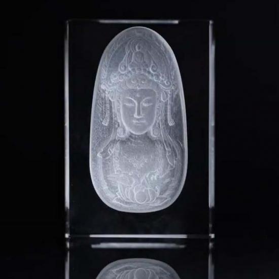 3d laser crystal glass engraving