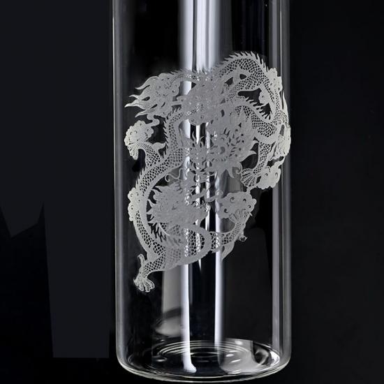 green laser engraving pictures on glass