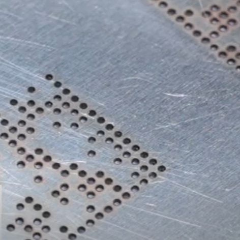 qr code metal engraving