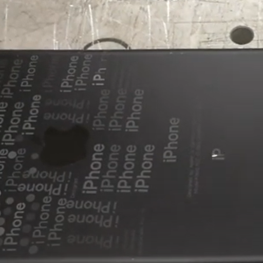 Laser engraving phone