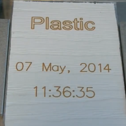 UV lasers marking pvc