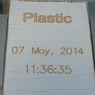 UV lasers marking pvc