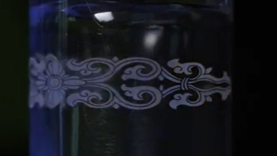Laser Etching & Engraving Glass with RFH uv solid state laser