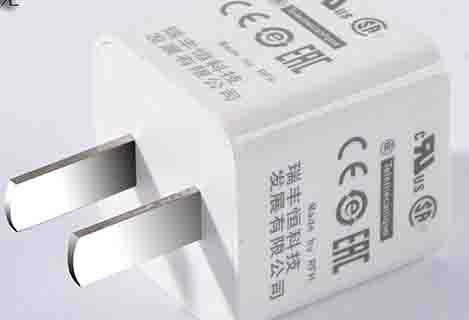 Ultraviolet laser marking USB charger with High-contrast and damage-free