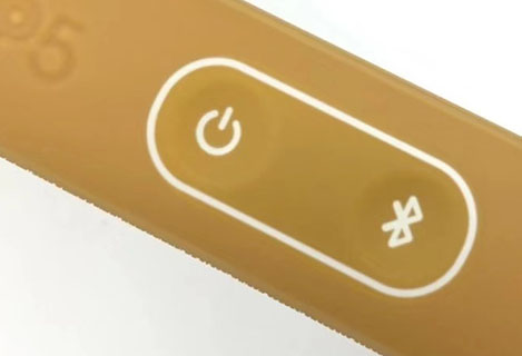 UV marking lasers with wavelength of 355 nm peeling paint on plastic