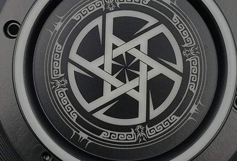 Paint peeling on plastic using Solid UV laser source