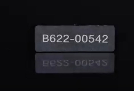 RFH 3W UV Laser mark white on plastic