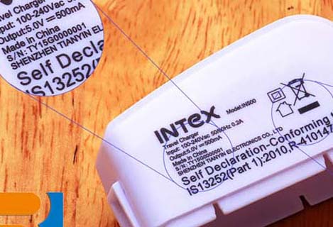 3W UV Laser marking White Plastic Charger