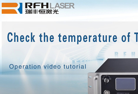 Check the THG temperature control of the RFH UV lasers