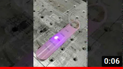 355nm 3W 5W UV laser marking plastic with water cooling