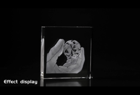  RFH 355 UV Laser-5W: Witness the magic of laser crystal engraving! 