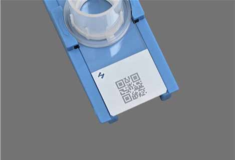 532nm laser marker Mark the two-dimensional code on the acrylic board, it is clear and does not fall off