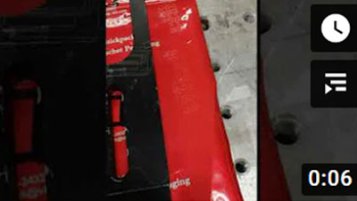 3w UV laser takes less than one minute to engraving the date of plastic package