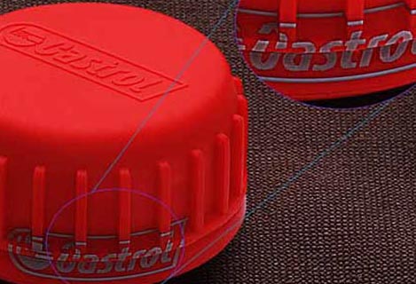 355 nm Ultraviolet Laser  marking date on plastic cap