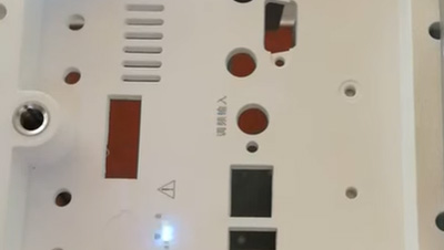 RFH Nanosecond 5W 355nm DPSS UV Laser marking black on white plastic
