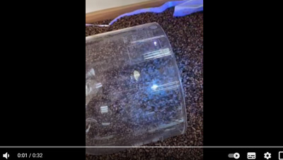 3w uv laser marking word on glass cup