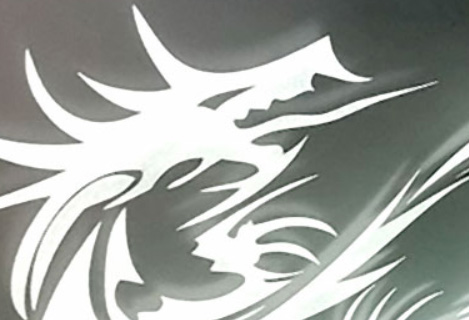 355 nm UV Laser frosting on satinato glass