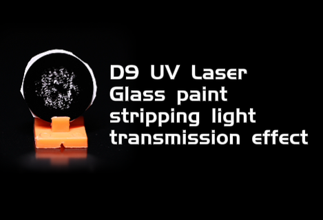 Glass paint stripping, redefined by D9 UV Laser