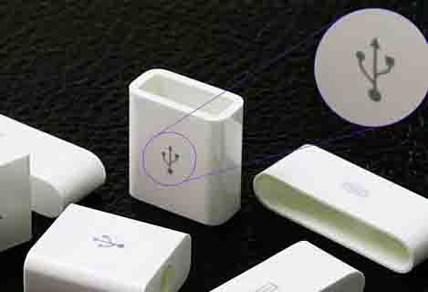 UV laser source cooling marking plastic with fine effects and clear