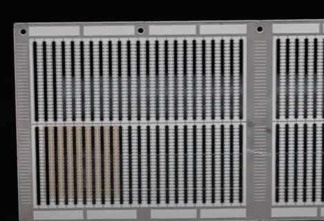 RFH 5W uv laser marking black on 0 6mm PCB board