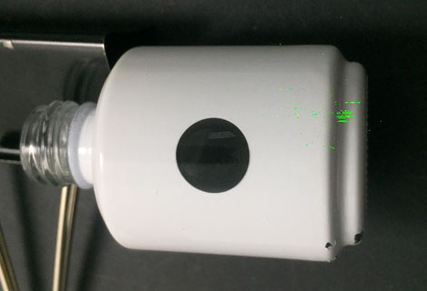 Solid UV laser source peeling paint application