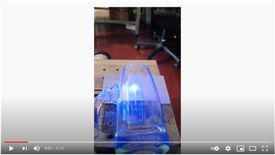 nanosecond Q switched lasers marking scale on glass