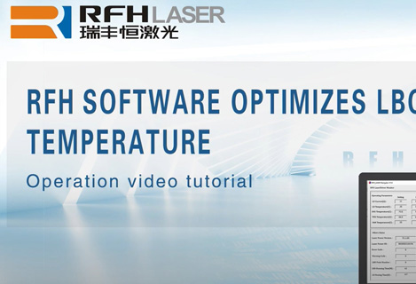 RFH UV laser software optimizes LBO temperature