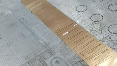 RFH 10W water cooled UV 355 Nanosecond laser scribing on copper foil