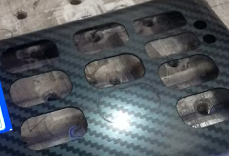 RFH 355nm UV solid laser cuts carbon fiber mobile phone cases without burrs