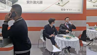 High power green laser high precision scribing acrylic glass bottle