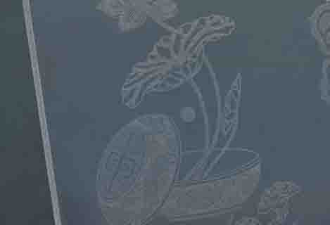 green laser marking  glass with low heat-affected zones