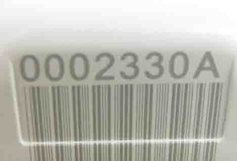 3&5W UV laser source marking Numbers and barcodes on plastic