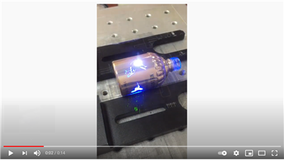 High Power 355 nm Ultraviolet Laser for Surface peeling on bottle